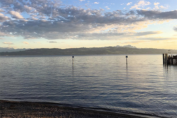 Abendstimmung am Bodensee